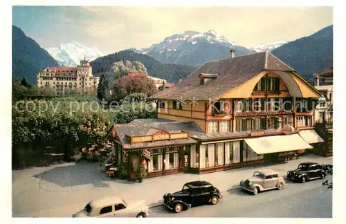 AK / Ansichtskarte Interlaken_BE Restaurant Confiserie Schuh Interlaken_BE