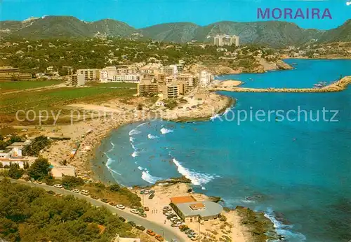 AK / Ansichtskarte Moraira_ES Fliegeraufnahme 