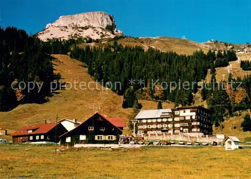 AK / Ansichtskarte Hirschegg_Kleinwalsertal_Vorarlberg Berggasthof Auenhuette Hirschegg_Kleinwalsertal