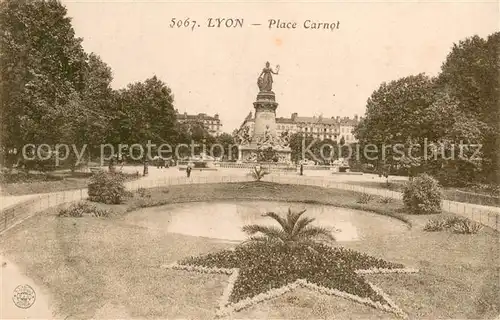 AK / Ansichtskarte Lyon_France Place Carnot Monument Denkmal Lyon France