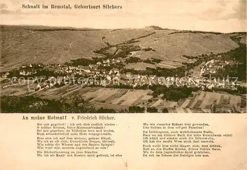 AK / Ansichtskarte Schnait_Weinstadt_Remstal Gesamtansicht Geburtsort Silchers Schnait_Weinstadt_Remstal