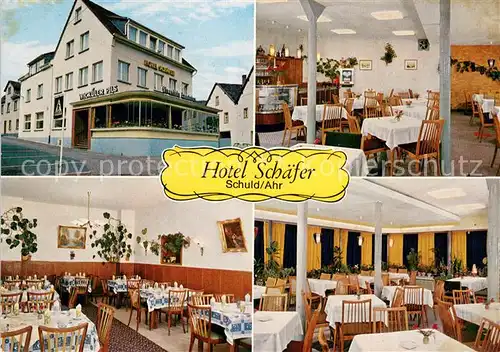 AK / Ansichtskarte Schuld Hotel Schaefer Schuld