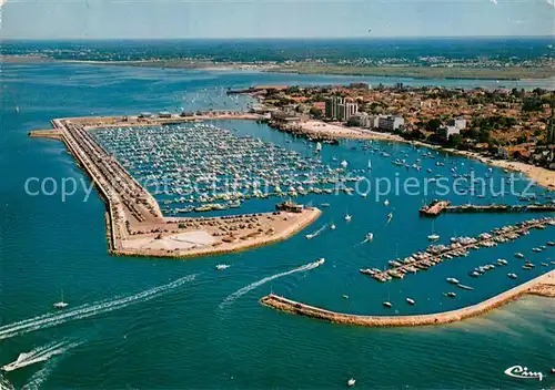 AK / Ansichtskarte Bassin_d_Arcachon Vue aerienne Le port de plaisance Bassin_d_Arcachon