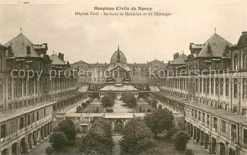 AK / Ansichtskarte Nancy_54 Hospices Civils Hopital Civil Services de Medecine et de Chirurgie 