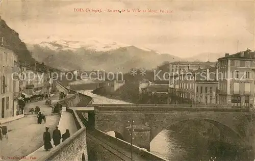 AK / Ansichtskarte Foix Entree de la ville et Mont Fourcat Foix