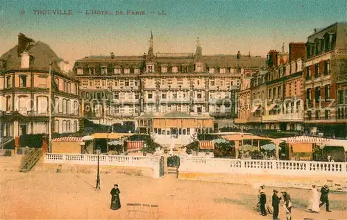 AK / Ansichtskarte Trouville sur Mer Hotel de Paris Trouville sur Mer