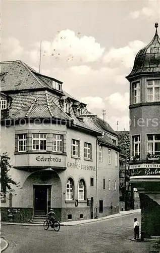 AK / Ansichtskarte Hoesbach Gasthof Zur Sonne Hoesbach