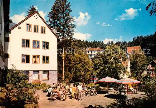 AK / Ansichtskarte Bad_Hersfeld Kurheim der Ruhrkanppenschaft Terrasse Bad_Hersfeld