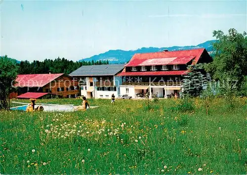 AK / Ansichtskarte Krumbach_Vorarlberg Kneippkurhaus Rossbad Pool Krumbach Vorarlberg