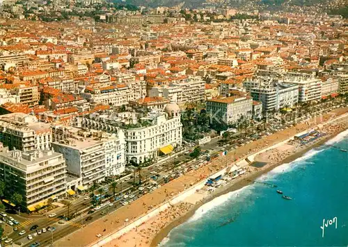 AK / Ansichtskarte Nice_06 Vue generale aerienne et la Negresco 