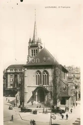 AK / Ansichtskarte Lausanne_VD St Francois Eglise Lausanne VD