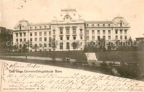 AK / Ansichtskarte Bern_BE Neues Universitaetsgebaeude Bern_BE