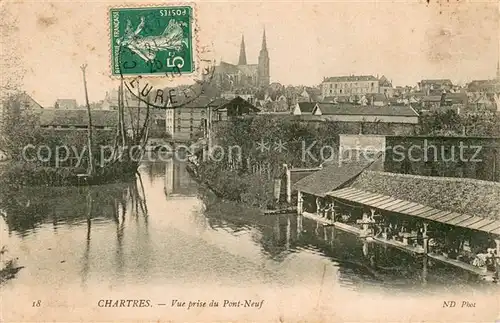 AK / Ansichtskarte Chartres_28 Vue prise du Pont Neuf 