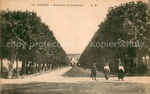 AK / Ansichtskarte Nimes_30 Avenue Feucheres 