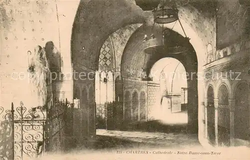 AK / Ansichtskarte Chartres_28 Cathedrale Notre Dame sous Terre 