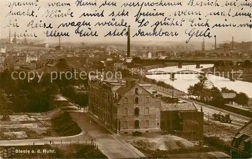 AK / Ansichtskarte Steele_Ruhr Panorama Steele_Ruhr