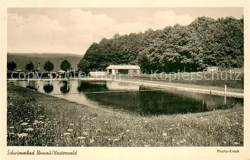 AK / Ansichtskarte Unnau_Westerwald Schwimmbad Unnau_Westerwald