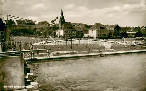 AK / Ansichtskarte Sprockhoevel Freibad Sprockhoevel