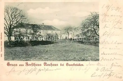 AK / Ansichtskarte Saarbruecken Forsthaus Neuhaus Saarbruecken