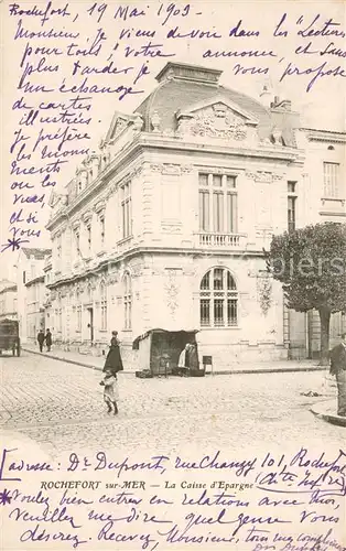 AK / Ansichtskarte Rochefort sur Mer La Caisse d Epargne 