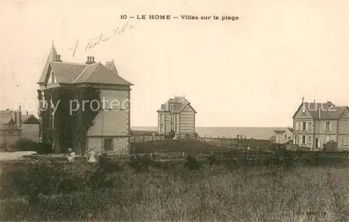 AK / Ansichtskarte Le_Home sur Mer_Merville Franceville Plage_14 Villas sur la plage 