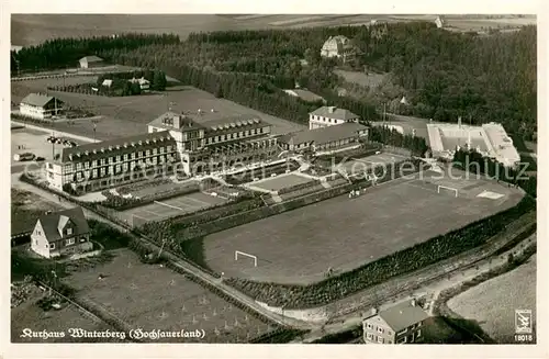 AK / Ansichtskarte Winterberg_Hochsauerland Kurhaus Winterberg Fliegeraufnahme Winterberg_Hochsauerland