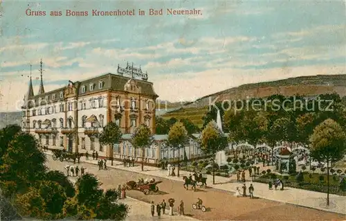 AK / Ansichtskarte Bad_Neuenahr Ahrweiler Bonns Kronenhotel Bad_Neuenahr Ahrweiler