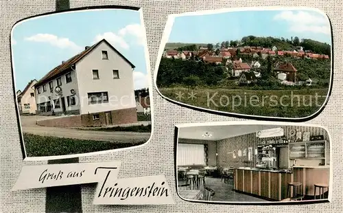 AK / Ansichtskarte Tringenstein Gasthaus Zur Bergklause Panorama Gastraum Tringenstein