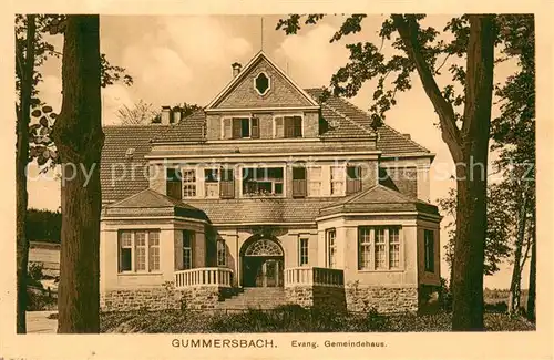 AK / Ansichtskarte Gummersbach Ev Gemeindehaus Gummersbach