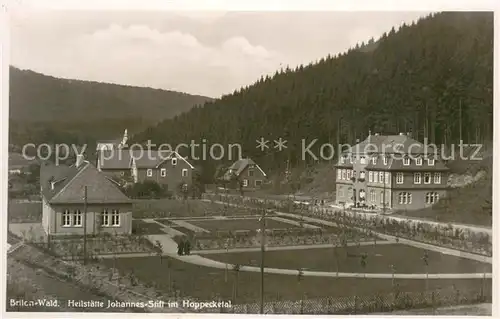 AK / Ansichtskarte Brilon Heilstaette Johannes Stift im Hoppecketal Brilon