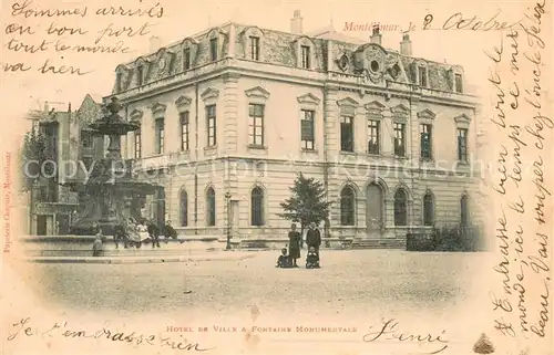 AK / Ansichtskarte Montelimar_26 Hotel de Ville a Fontaine Monumentale 