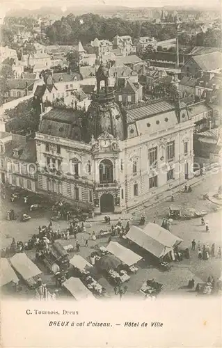 AK / Ansichtskarte Dreux_28 a vol doiseau Hotel de Ville 