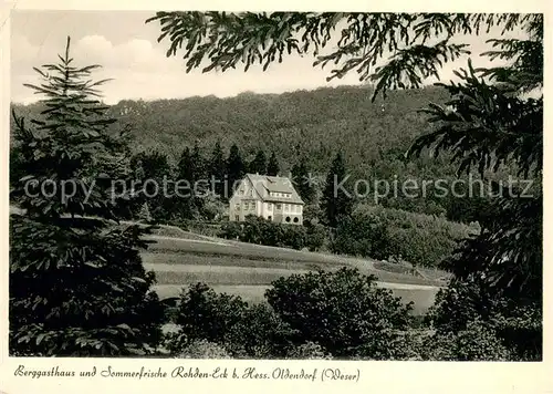 AK / Ansichtskarte Hessisch_Oldendorf Berggasthaus Rohden Eck Hessisch Oldendorf