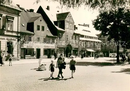 AK / Ansichtskarte Olbernhau_Erzgebirge Stadtplatz Olbernhau Erzgebirge