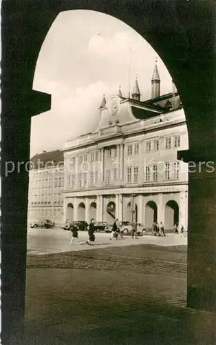 AK / Ansichtskarte Rostock Rathaus 