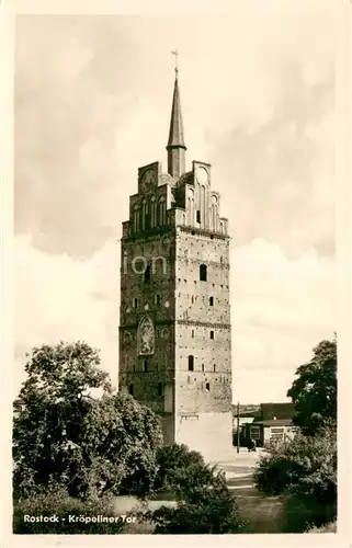 AK / Ansichtskarte Rostock Kroepeliner Tor 