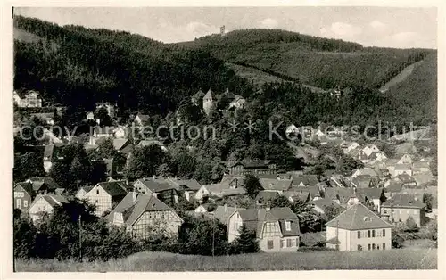 AK / Ansichtskarte Bad_Elgersburg mit Hohe Wartskopf Bad_Elgersburg