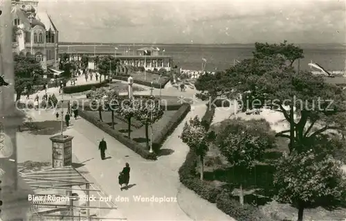 AK / Ansichtskarte Binz_Ruegen Wendeplatz Handabzug Binz_Ruegen