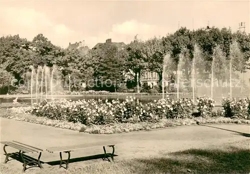 AK / Ansichtskarte Cottbus Schillerplatz Park Cottbus