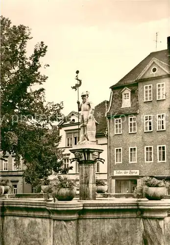 AK / Ansichtskarte Poessneck Mauritiusbrunnen Poessneck