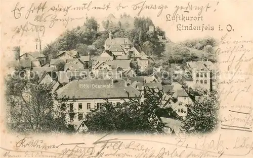 AK / Ansichtskarte Lindenfels_Odenwald Hotel Odenwald Lindenfels Odenwald