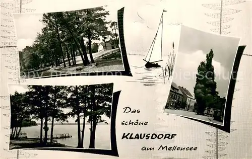 AK / Ansichtskarte Klausdorf_Mellensee Teilansichten Seepartie Klausdorf_Mellensee