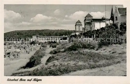 AK / Ansichtskarte Binz_Ruegen Strandpartie Binz_Ruegen