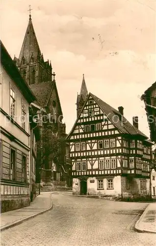 AK / Ansichtskarte Arnstadt_Ilm An der Liebfrauenkirche Arnstadt_Ilm