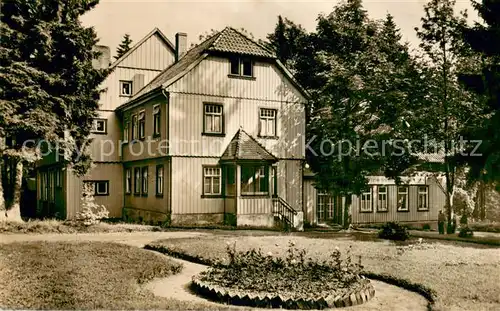 AK / Ansichtskarte Benneckenstein_Harz Genesungsheim Benneckenstein_Harz