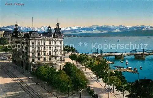 AK / Ansichtskarte Zuerich_ZH Hotel Bellevue Zuerich_ZH