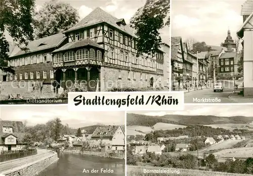 Stadtlengsfeld Diaetsanatorium Marktstrasse An der Felda Borntalsiedlung Stadtlengsfeld