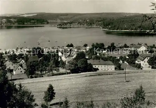 Bleilochtalsperre Panorama Kloster Bleilochtalsperre