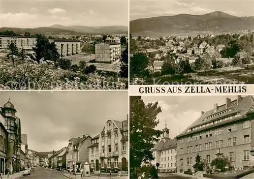 Zella Mehlis Heinrich Heine Strasse Teilansicht Louis Anschuetz Strasse Postamt Zella Mehlis