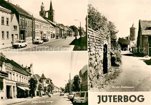 Jueterbog Leninstrasse Joliot Curie Strasse An der Stadtmauer Jueterbog